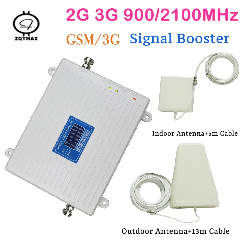 2g 3g двухдиапазонный усилитель сигнала 900 2100 МГц GSM WCDMA сотовый ретранслятор 4g с