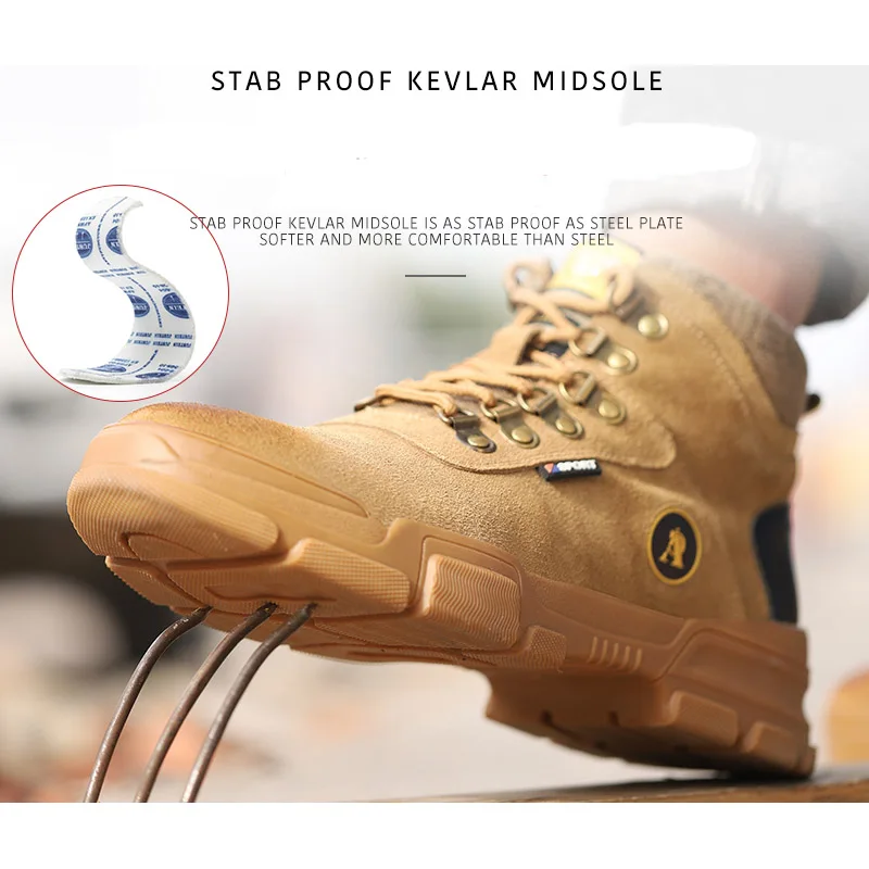 Дропшиппинг женские Рабочие кроссовки мужская защитная обувь со стальным носком