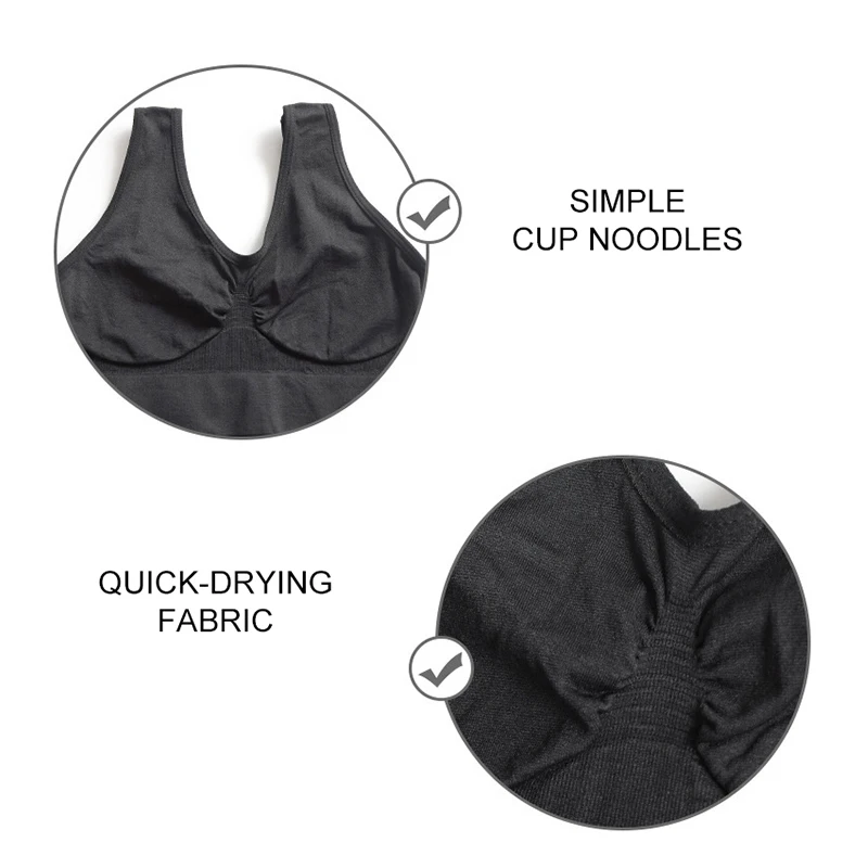 

Seamless single layer vest sleep comfort sports bra Seamless single layer vest sports bra