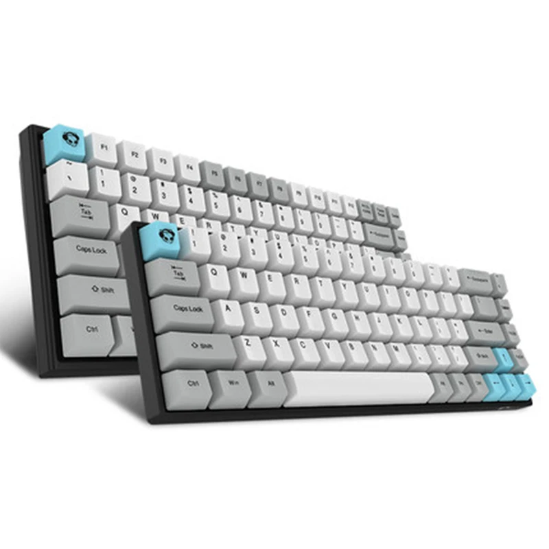 Original AKKO 3084 Silent Bluetooth Cherry MX Switch Mechanical Gaming Keyboard 68/84 Keys PBT Computer Gamer Type-C USB