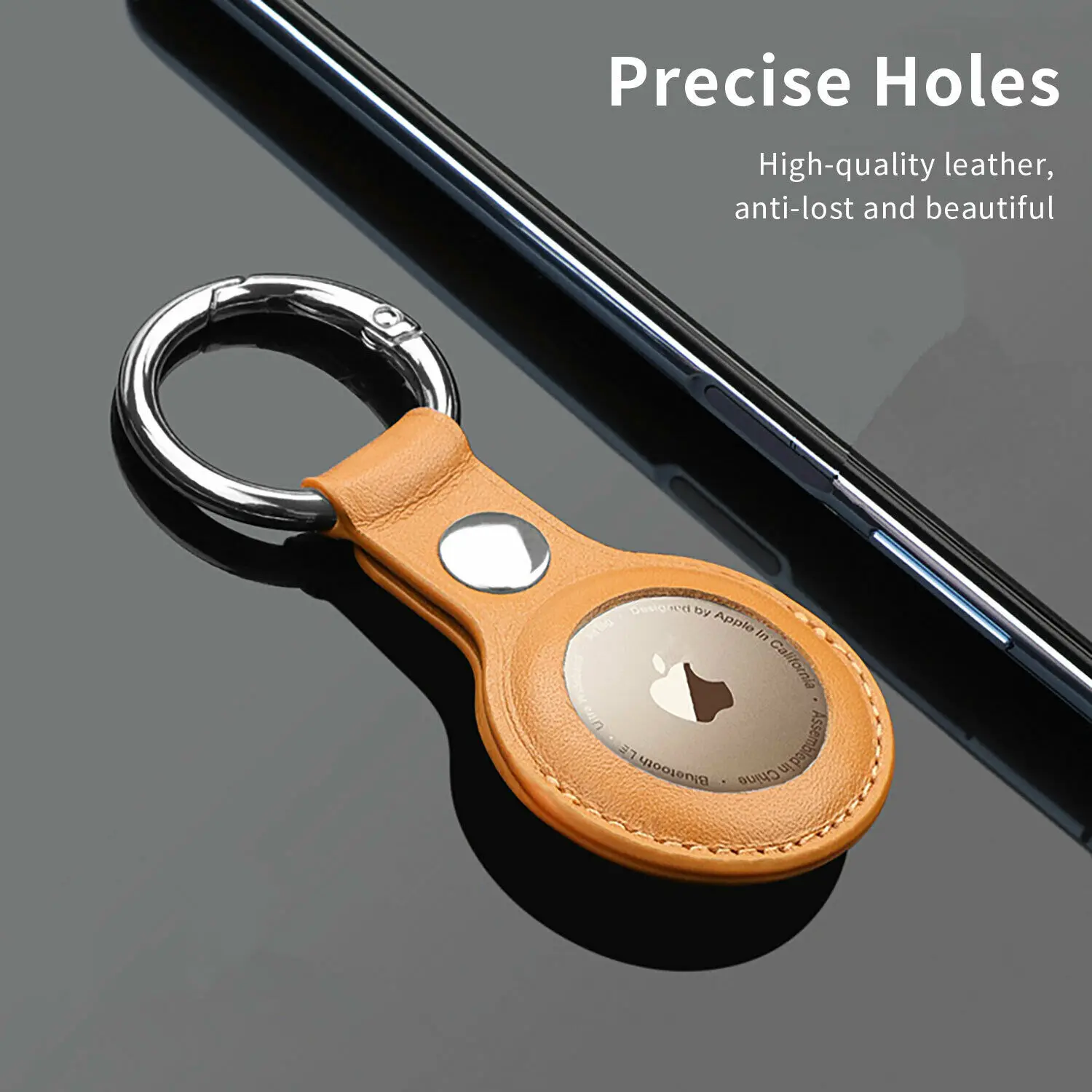 

Применимый кожаный защитный чехол для Apple Airtag, кожаный чехол с трекером