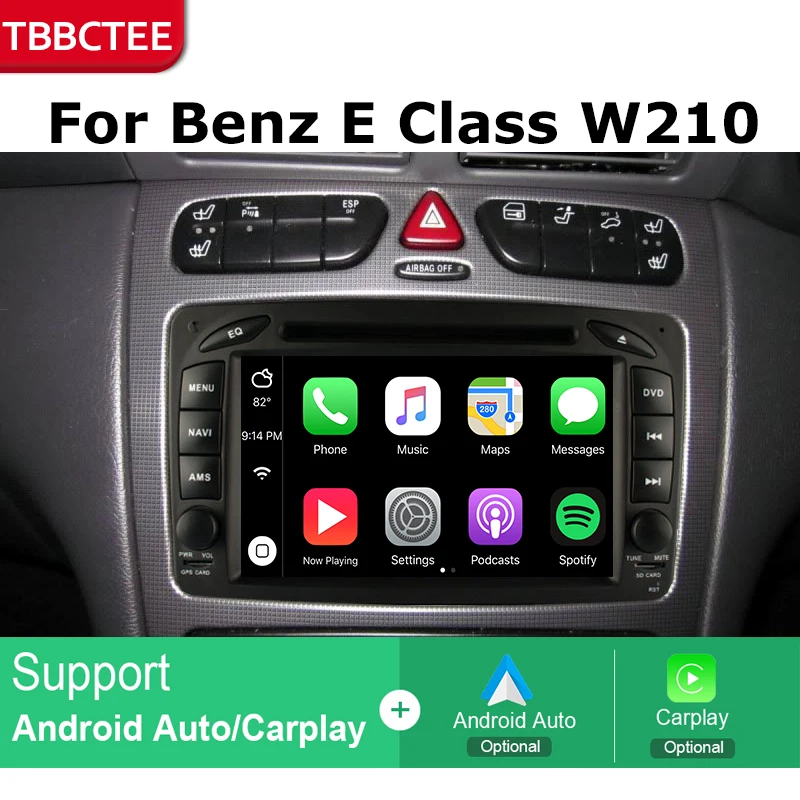 Android автомобильный gps навигатор для Mercedes Benz E Class W210 1995~ 2003 автомобильный dvd-плеер BT, RDS Mlutimedia плеер Navi 2Din WiFi