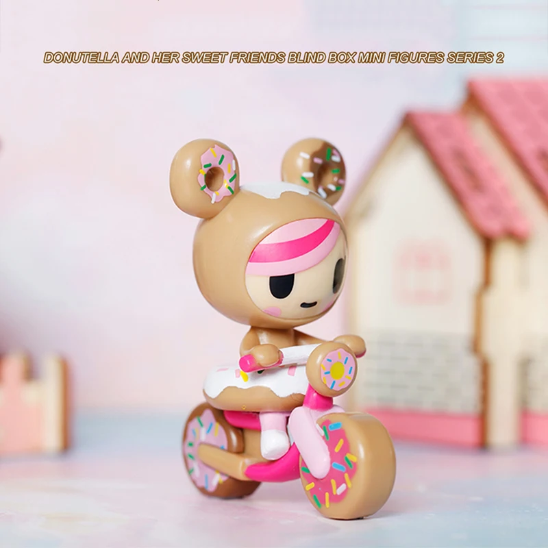 Оригинальный Tokidoki рисунок в форме пончика Семья 2nd глухая коробка милая Кукла