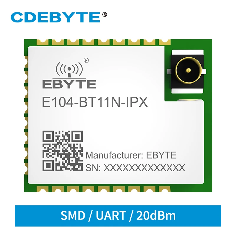 

EFR32 BLE 20dBm ebyte 2.4GHz Blutooth Module Mesh Ad Hoc Networking E104-BT11N-IPX Wireless Module Transceiver and Reciever