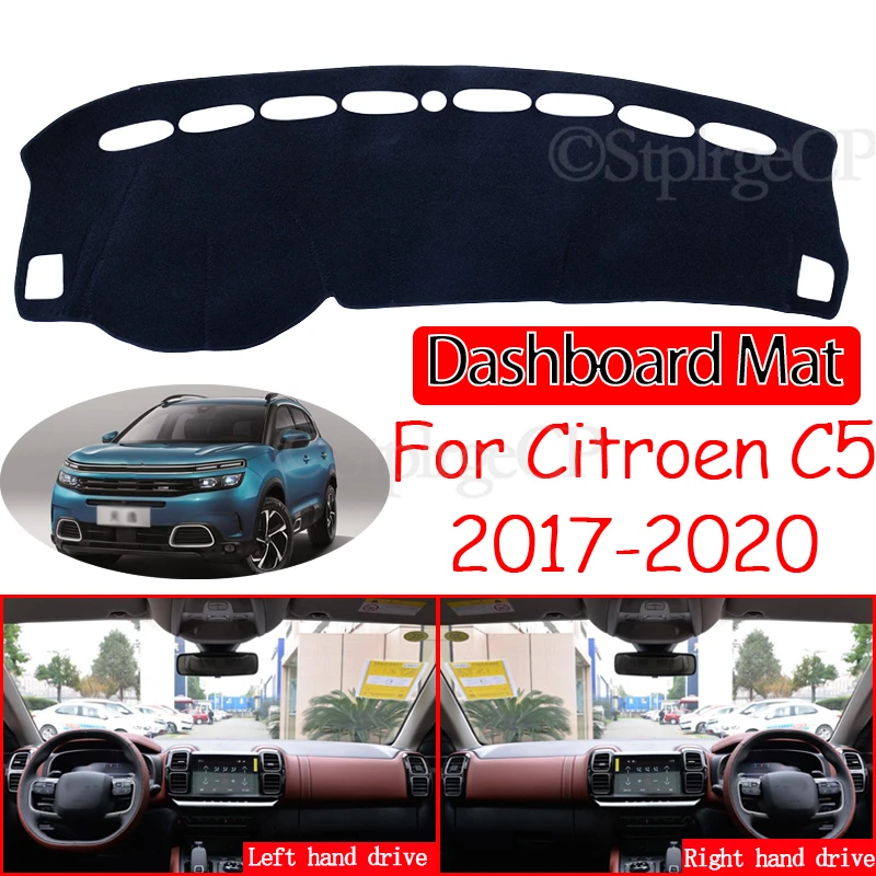 Противоскользящий коврик для приборной панели Citroen C5 Aircross 2017 2018 2019 2020 защиты от