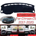 Противоскользящий коврик для приборной панели Citroen C5 Aircross 2017 2018 2019 2020 коврик для защиты от солнца аксессуары для автомобиля коврик C5-Aircross