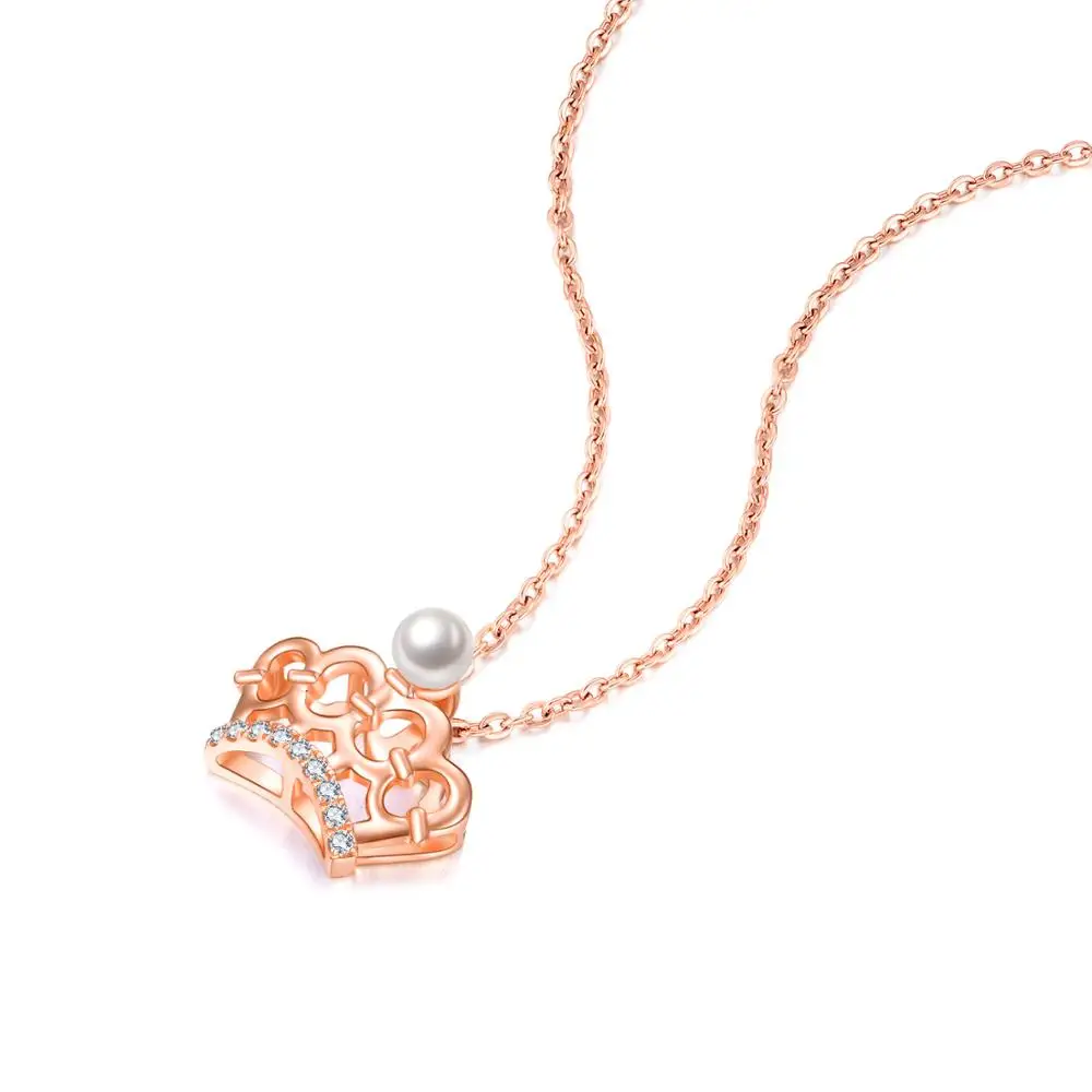 Ожерелье с бриллиантами ZOCAI Fine 18K Корона чокер ювелирные изделия подвеска