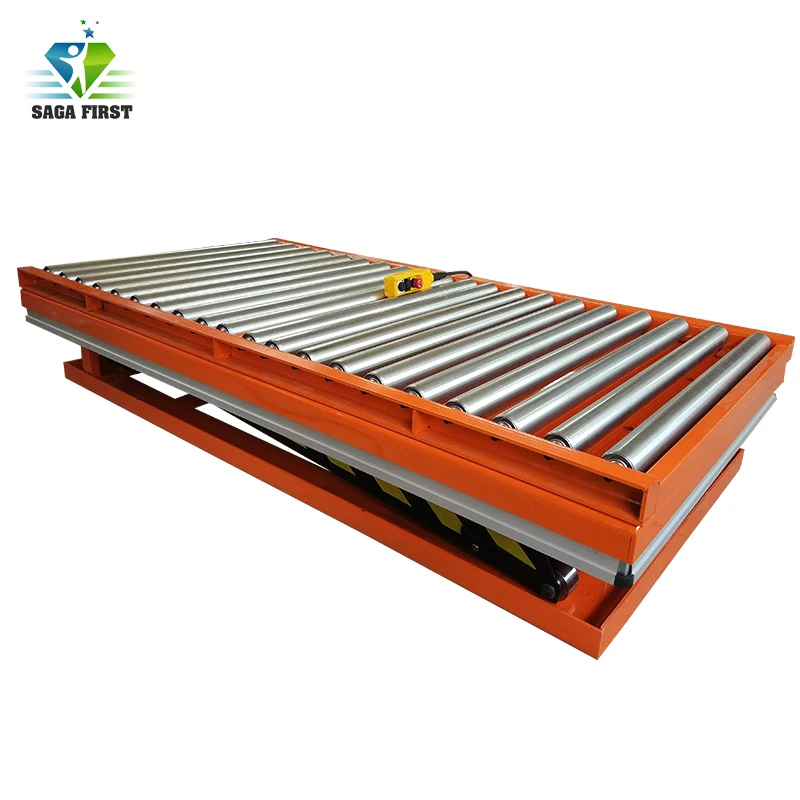 

Europe Standard Hot Sale Roller Top Scissor Lift Table