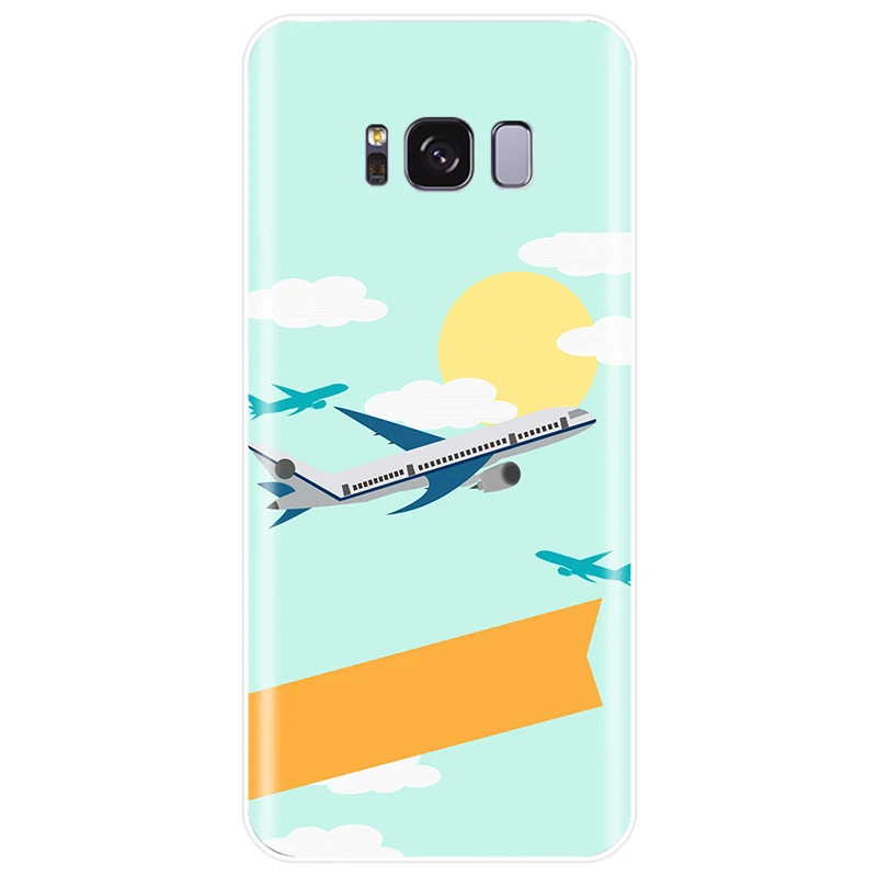 Самолет fly путешествия облачности чехол для телефона из мягкого силикона ТПУ с