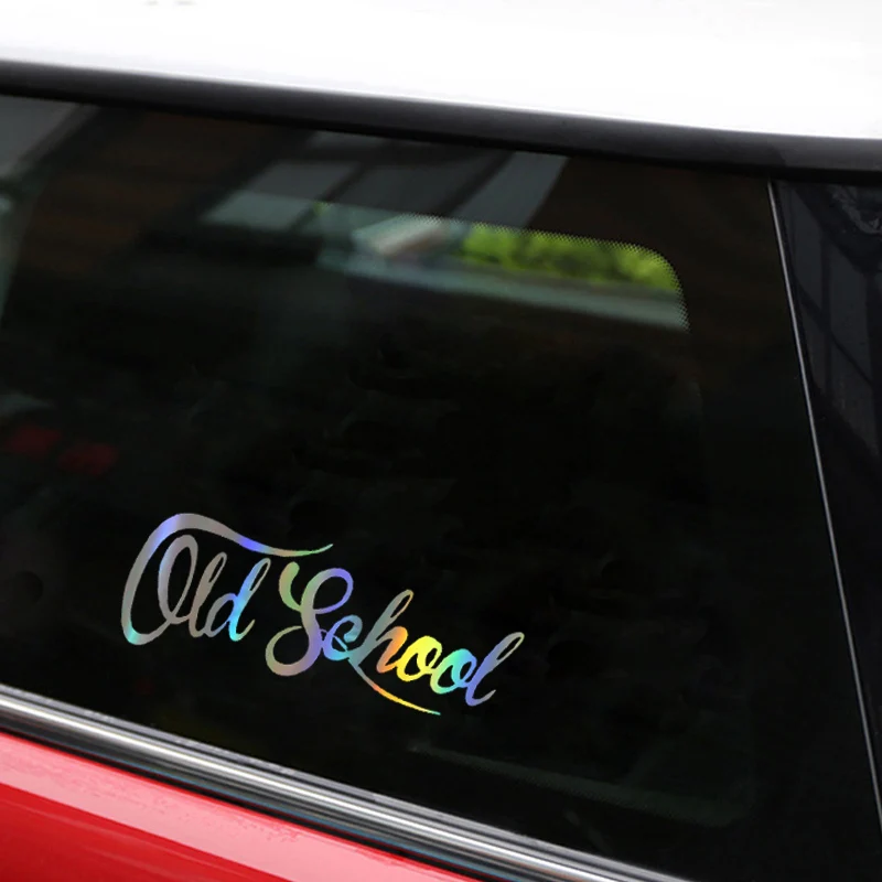 

Car Sticker Stickers on Old School Car Sticker Vinyl Funny Stickers and Decals Auto Motorcycle Car Styling15*6CM