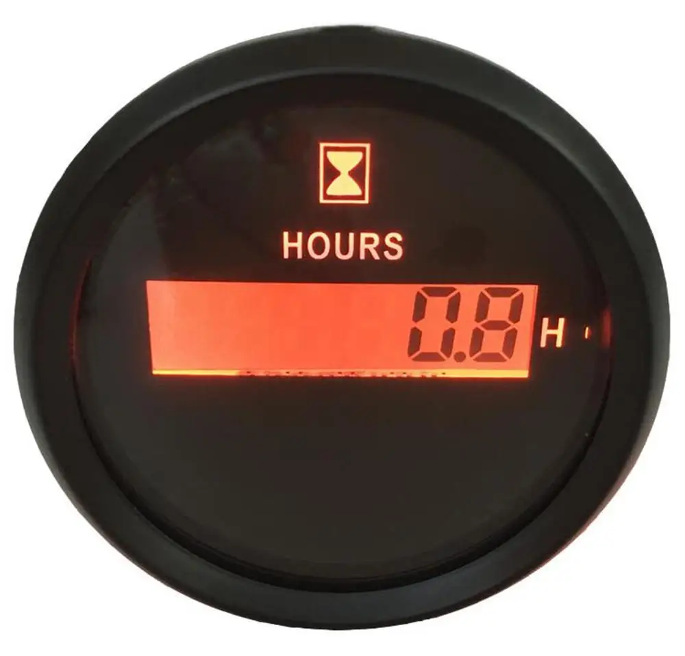 Автомобильный приборный щиток 1 шт. часовые измерители 52 мм цифровые 0 99999 9 часов