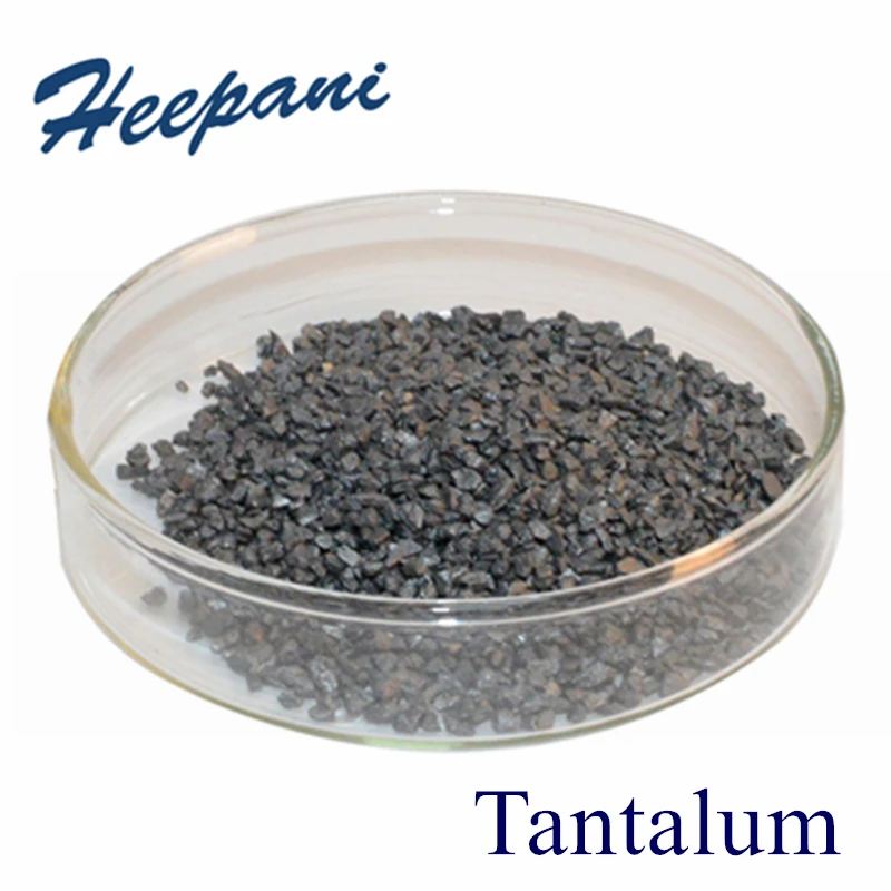 

99.99% Purity Tantalum ingot / pellet 2-5mm 4N pure metal smelting element Ta sinter granule evaporation material