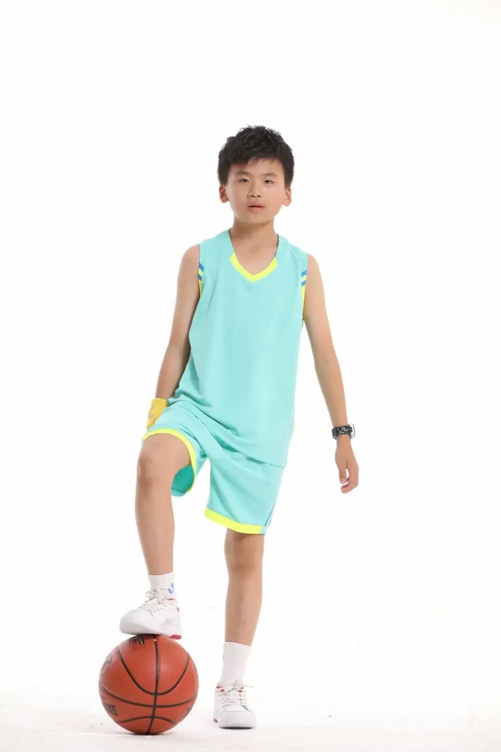 Новинка Лидер продаж Детский комплект для баскетбола командные Джерси и шорты