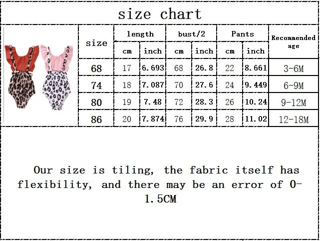 

Newborn Infant Baby Girls Clothes set Leopard Print Ruffles Jumpsuits Vest Tops Summer New Casual Baby Girls 3-18M