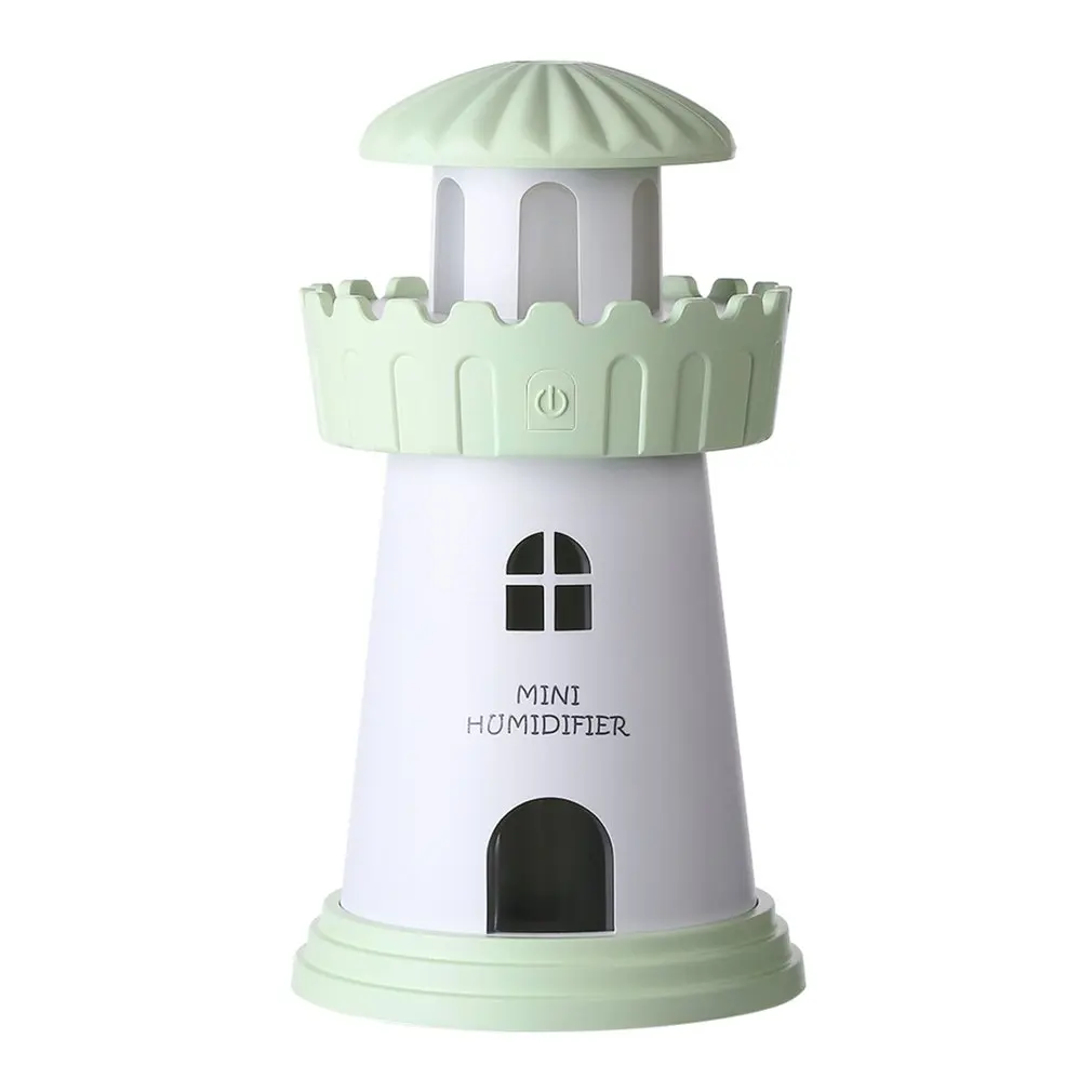

2018 new Lighthouse humidifier Household appliance atomizer USB air humidifier dorpshipping