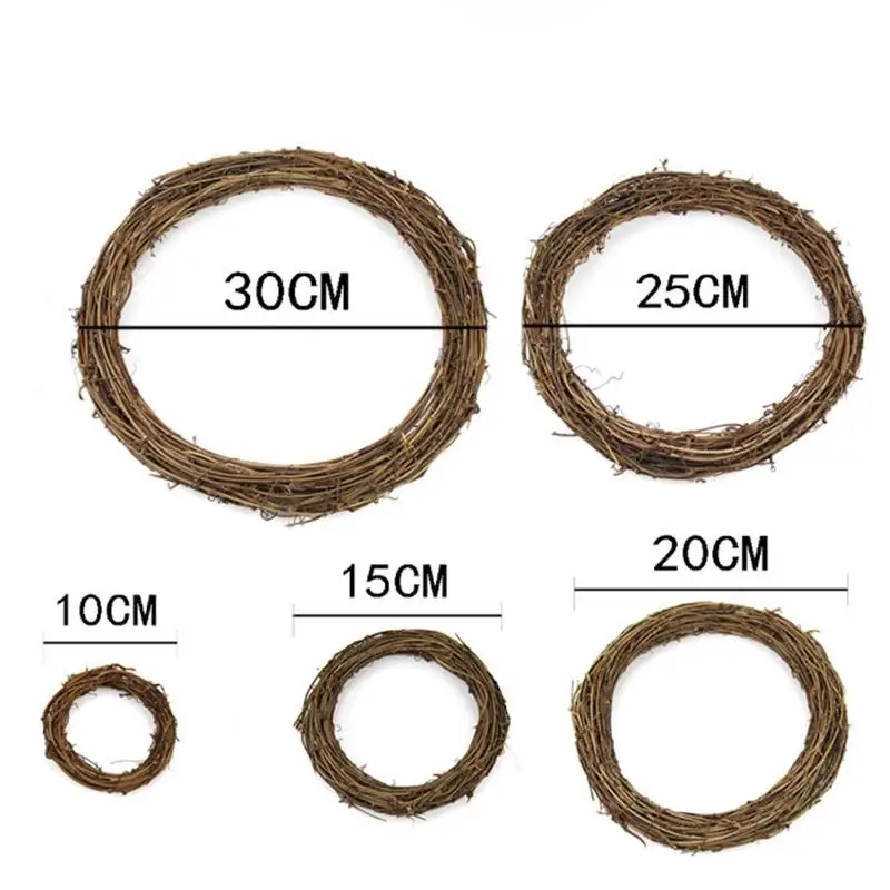 Пасхальный декоративный венок домашний декор натуральный из ротанга пасхальные