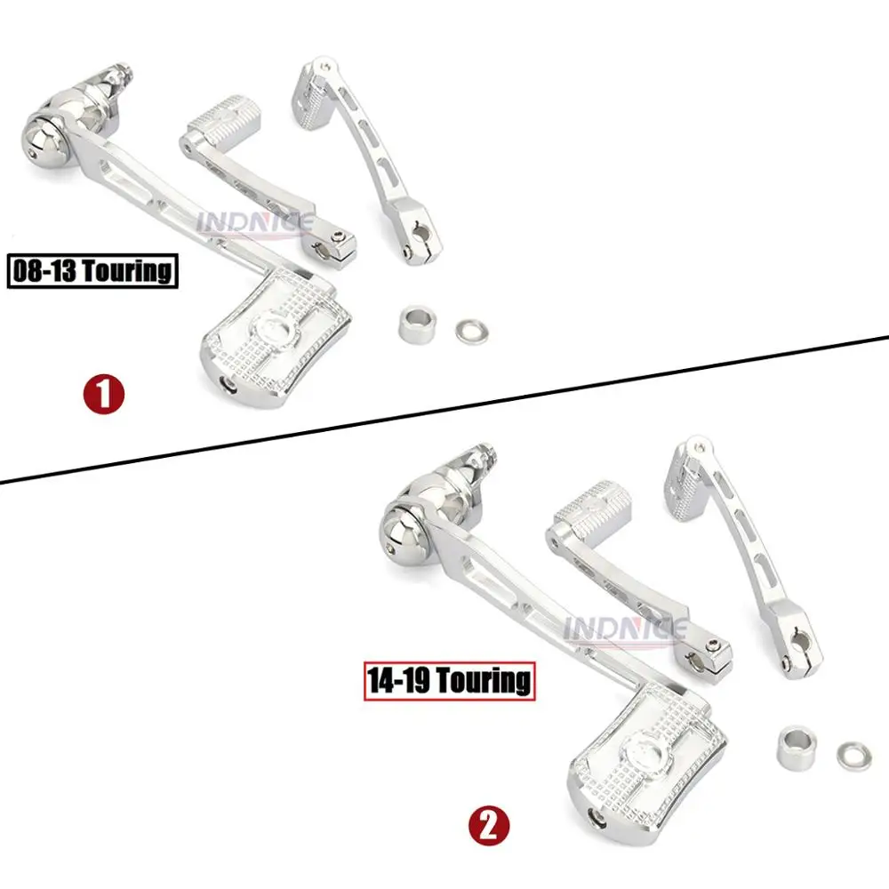 Хромированная головка с черепом рычаг переключения рычагов колышки для harley touring