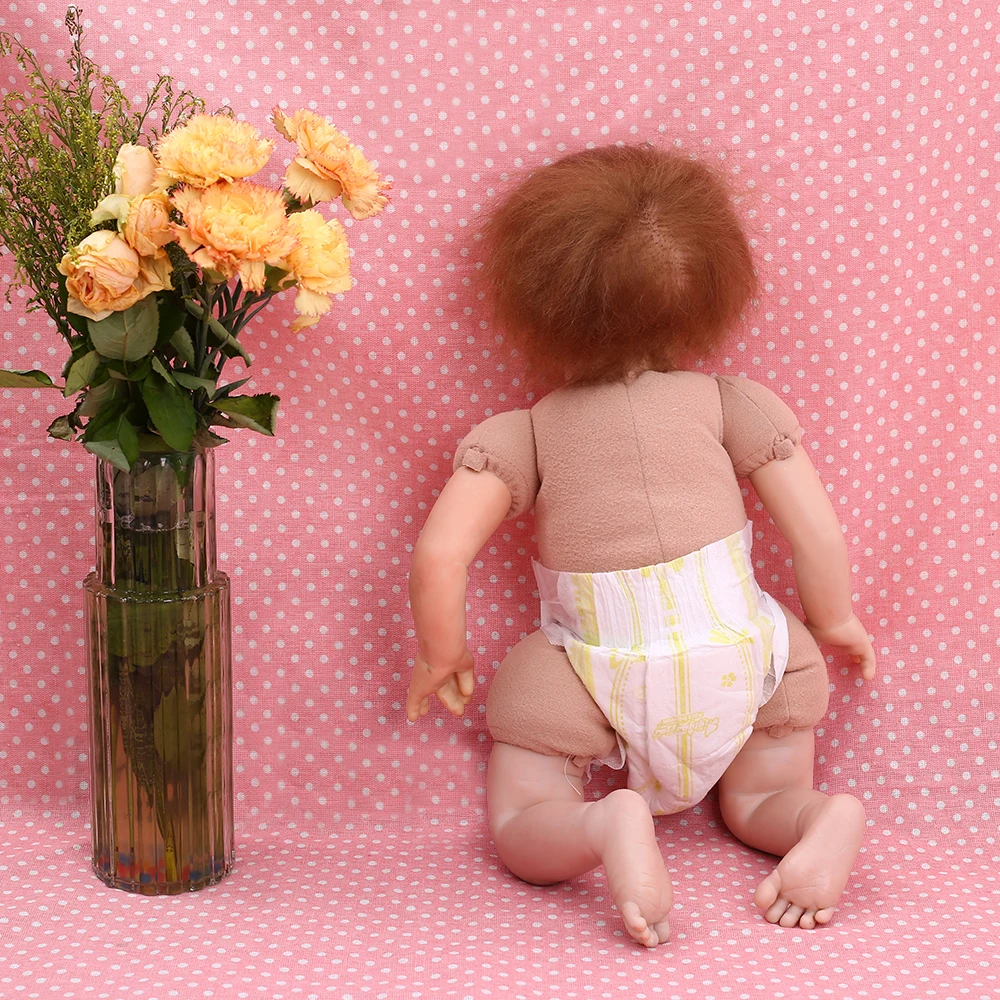 Reborn Baby Dolls 22 дюймов маленькая принцесса силиконовая Реалистичная кукла ребенок игрушка розовое платье реалистичное 55 см Bebe кукла для новорожденного