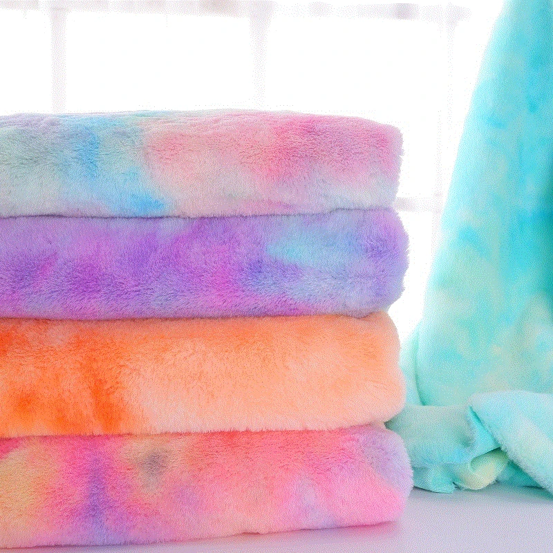 

ZYFMPTEX Смешанная Красочная искусственная кроличья меховая Ткань Домашний Декор плюшевая игрушка Пальто DIY мех