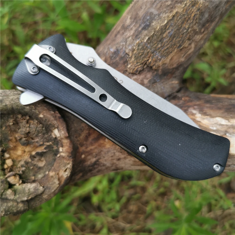 D2 лезвие G10 Ручка Складной тактический охотничий инструмент для повседневного