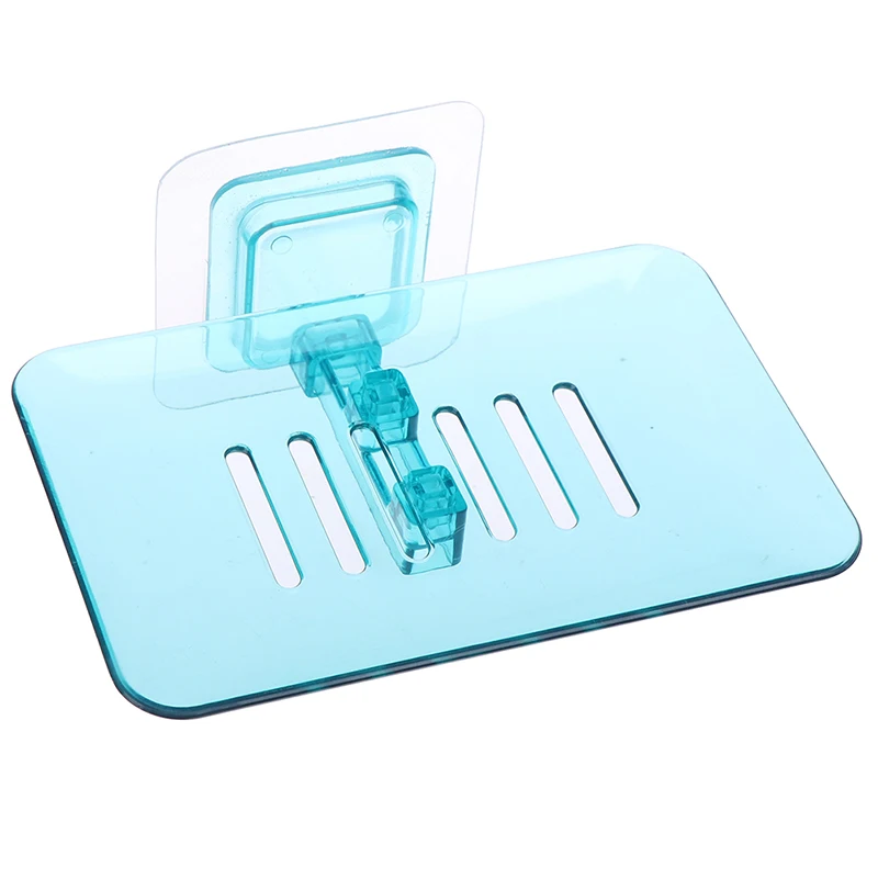 

1PC Portable Soap Dishes Single Layer Suction Soap Dish Holder Storage Stand Soap Box Stand Kitchen Bathroom Accessories