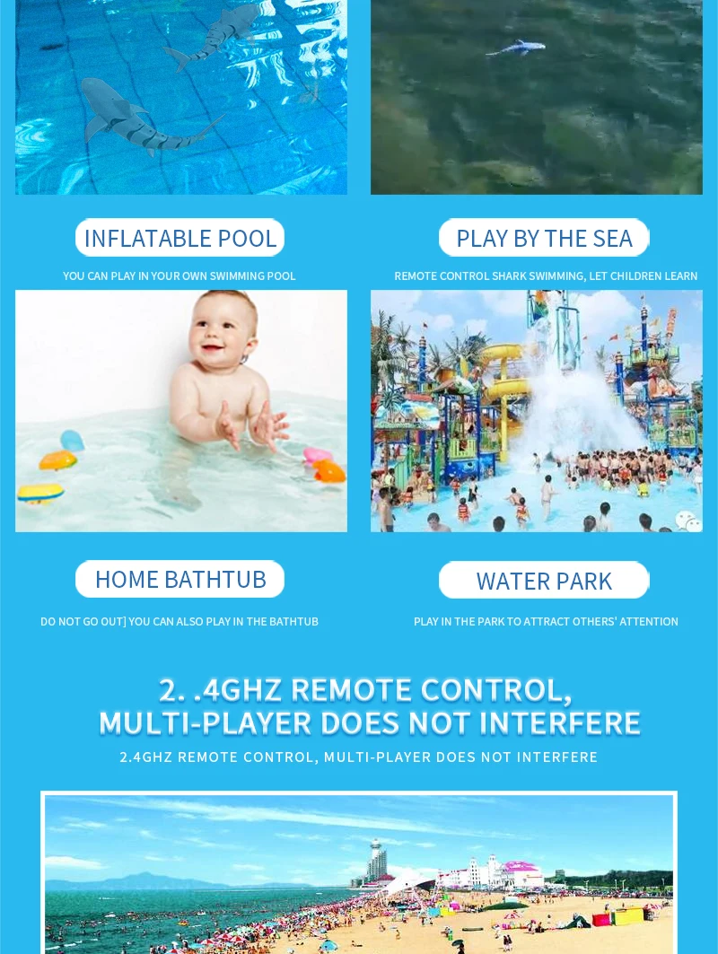 2020 Новинка 1:18 радиоуправляемая Акула Рыба Лодка дистанционное управление мини