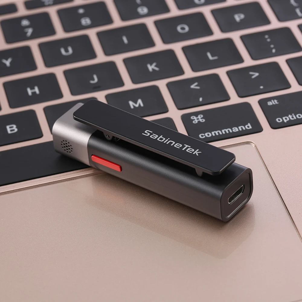 SABINETEK SmartMike + True TWS беспроводной Bluetooth стерео Vlog радио в режиме реального времени