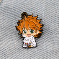 yq381 cute anime boy enamel pin rabbit toy women girls brooch badge for backpack coat cartoon icons lapel pin jewelry best gift