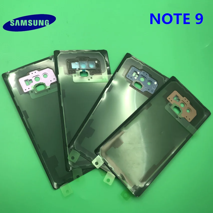 Замена NOTE9 задняя панель Батарея стекло задняя дверь крышка с задней камерой Стекло samsung Galaxy NOTE 9 N960 N960F