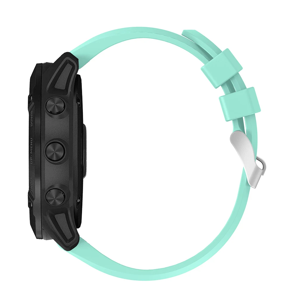 Браслет для Garmin Fenix6x Band 26 мм мягкий силиконовый сменный ремешок