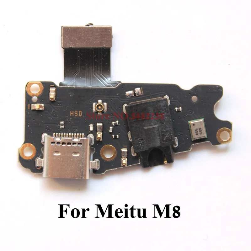 Высококачественный зарядный USB-порт для микрофона гибкий кабель Meitu M8 замена