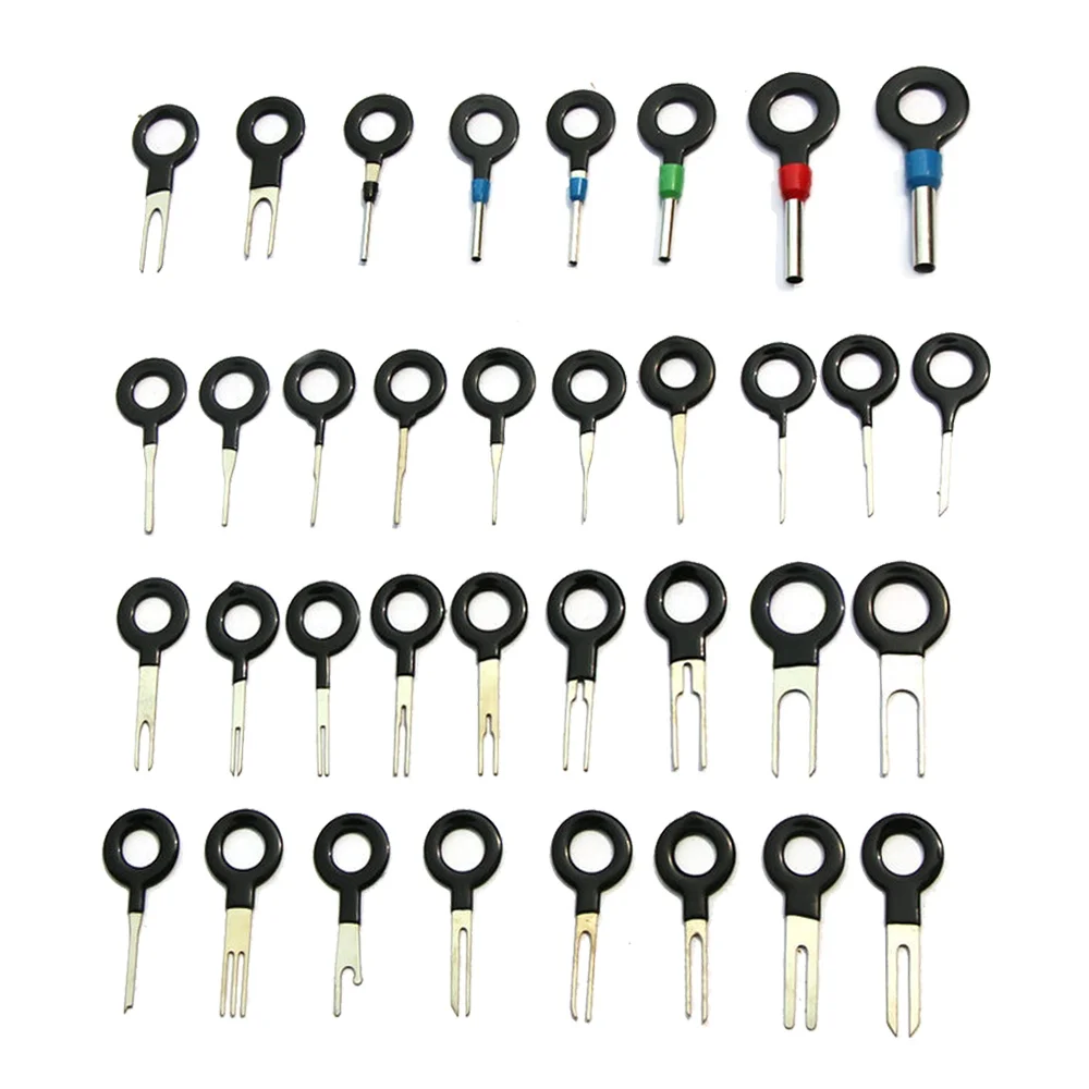

11/18/36 Pcs Car Terminal Remove Kit Wiring Crimp Connector Pin Extractor Puller Car Electrical Puller Terminal Repair Tools