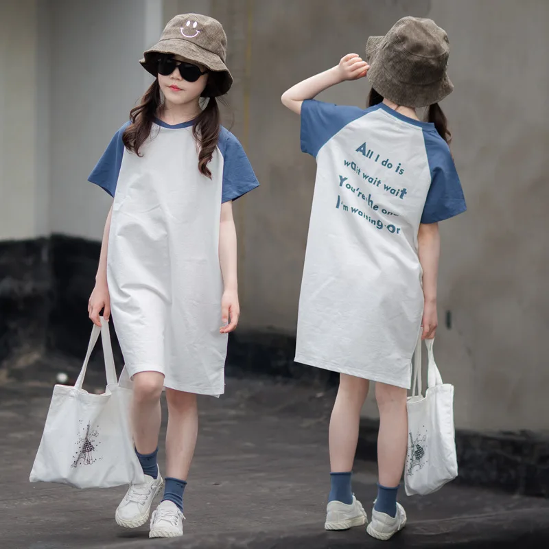 Girls Summer Dress 2021 New Baby for Children Leisure Mother and Daughter Dresses Kids Shirt Toddler Clothes #5230 | Детская одежда и