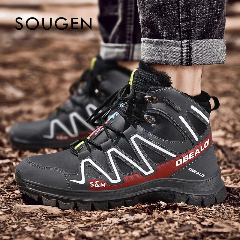 Мужская обувь для взрослых зимние высокие кроссовки мужчин спортивная