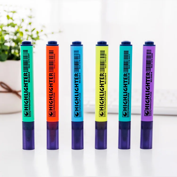 Highlighter Marker Pen For Kids School Office Supplies Stationery | Канцтовары для офиса и дома