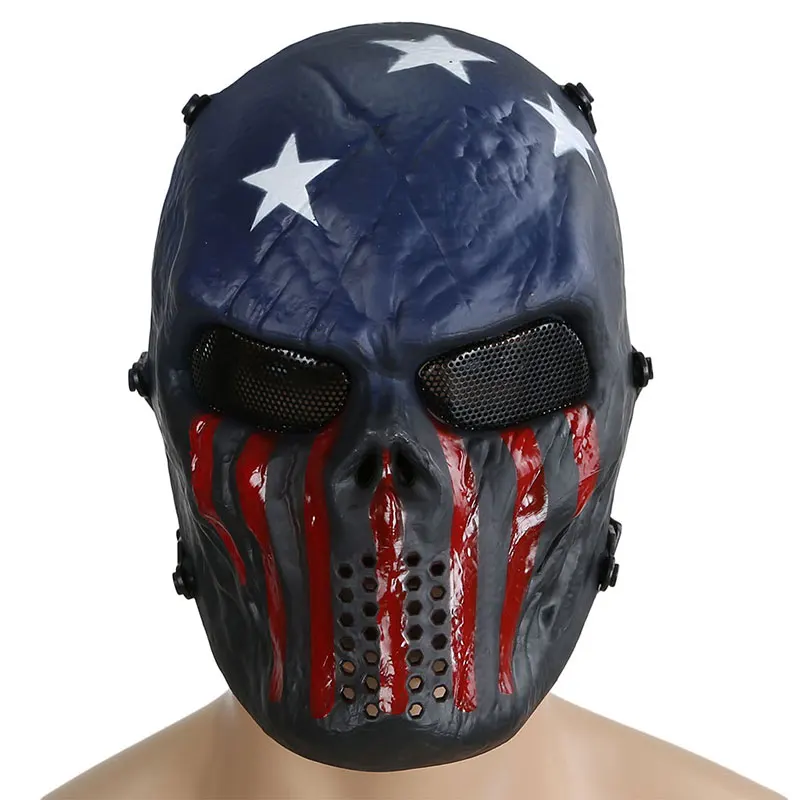 

M06 Skull Full Face Paintball Mask Cosplay Halloween Party Hunting CS Wargame Protection Military Army Airsoft Tactical Masks