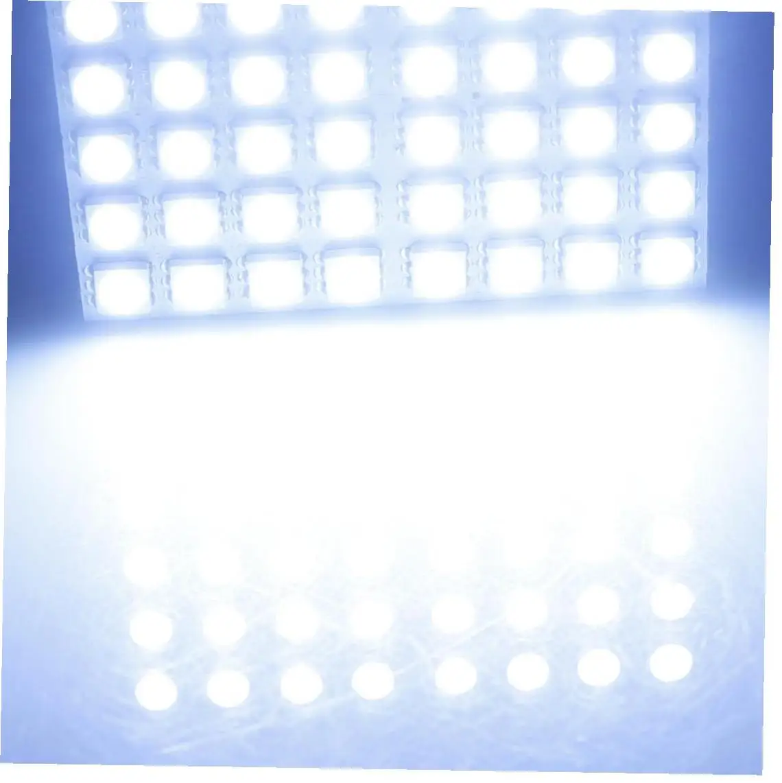 Супер белый 5050 48-SMD светодиодный панельный купольный светильник авто интерьер