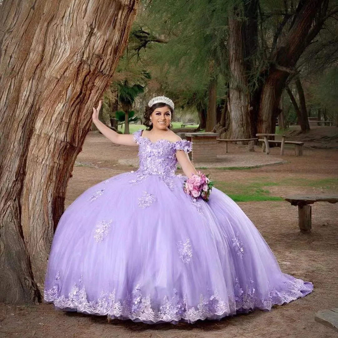

Элегантные бальные платья, платья для Quinceanera, украшенные бисером, блестками, Аппликации, искусственные 3D цветы, Платья для вечеринок