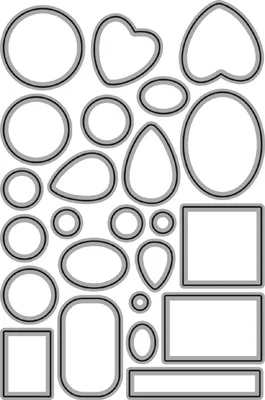 

LLove CCraft Metal Cutting Dies Geometric set diy Scrapbooking Photo Album Decorative Embossing PaperCard Crafts Die