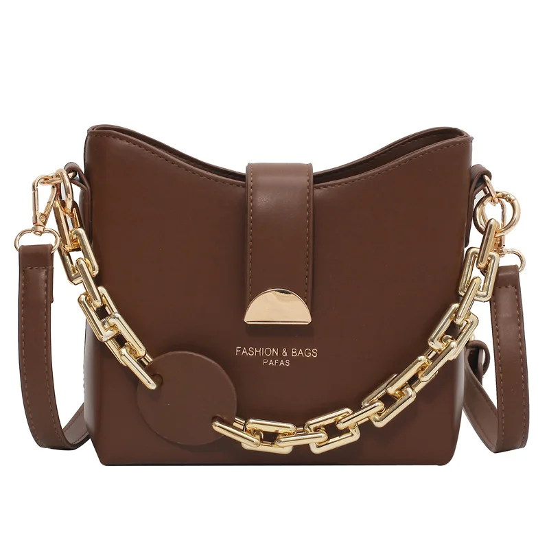 

European and American Women's Bags 2021 Popular New Trendy Fashion Texture Net Red One-shoulder Messenger Bag