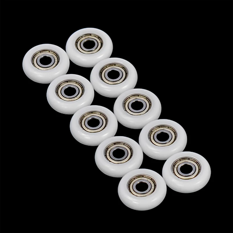 10 шт. 5*23*7 мм нейлоновые пластиковые подшипники из углеродистой стали шкив колеса