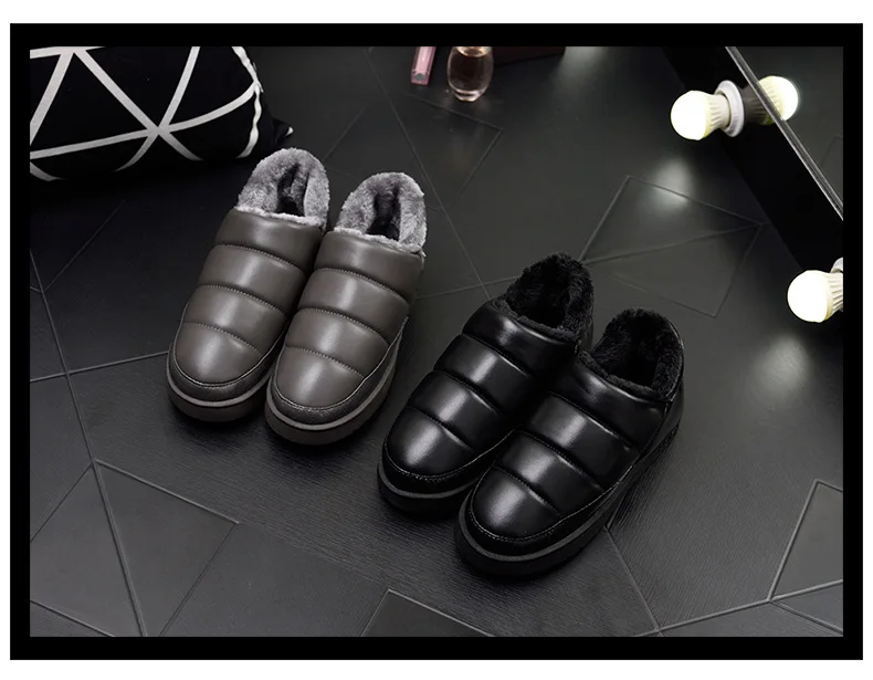 Женские зимние ботинки Теплые ботильоны водонепроницаемая Нескользящая Удобная