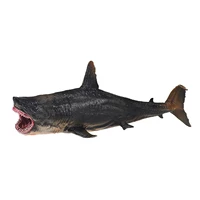 simulation megalodon shark marine animal model toy kids doll gift home decor