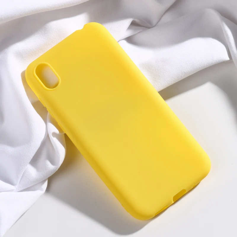 yellow Чехол чехол для huawei Honor 8s Y5 ультра яркие цвета, мягкий ТПУ задняя крышка силиконовый чехол для huawei Y5 чехол - Цвет: yellow