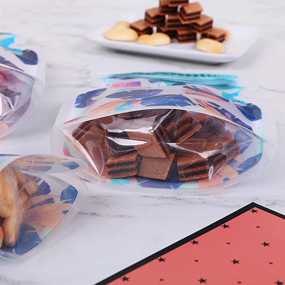 

10 Pcs Kitchen Food Storage Bags Reuseable Food Fresh Keeping Storage Bags Set Snacks Dried Fruit Ziplock Bottles Shaped Bag
