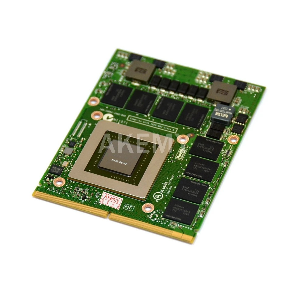 

SAMXINNO Brand New Quadro K5000M GDDR5 4GB Vedio Graphics Card N14E-Q5-A2 With X-Bracket For Dell Precision M6600 M6700 M6800