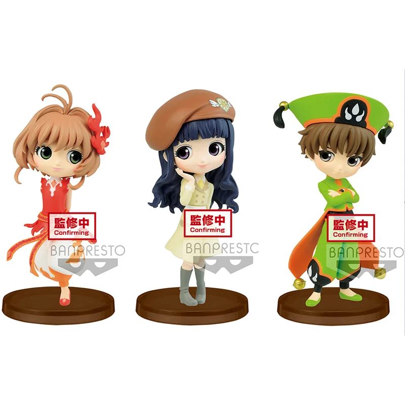 

Фигурки героев аниме Banpresto Q, 7 см, маленькая карточка, Сакура, КИНОМОТО, Сакура, Syaoran, Tomoyo, игрушки