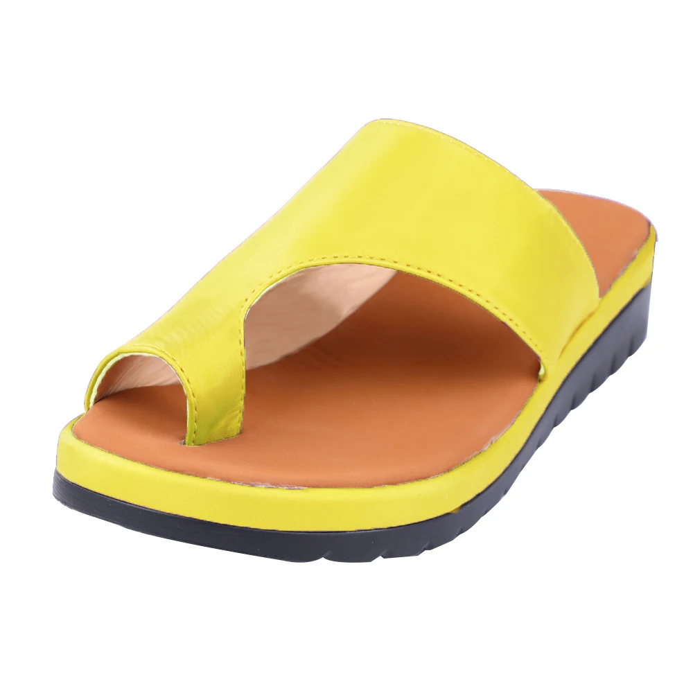 yellow(style3) Вьетнамки; пляжные повседневные шлепанцы с кисточками; удобные женские туфли для дома и улицы; Zapatos De Mujer; летние шлепанцы без застежки - Цвет: yellow(style3)