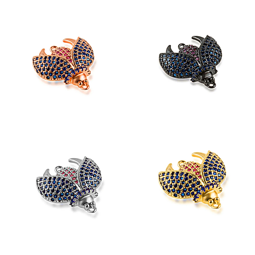 

Прямоугольный соединитель для ювелирных изделий из циркония с медным дном, 4 цвета