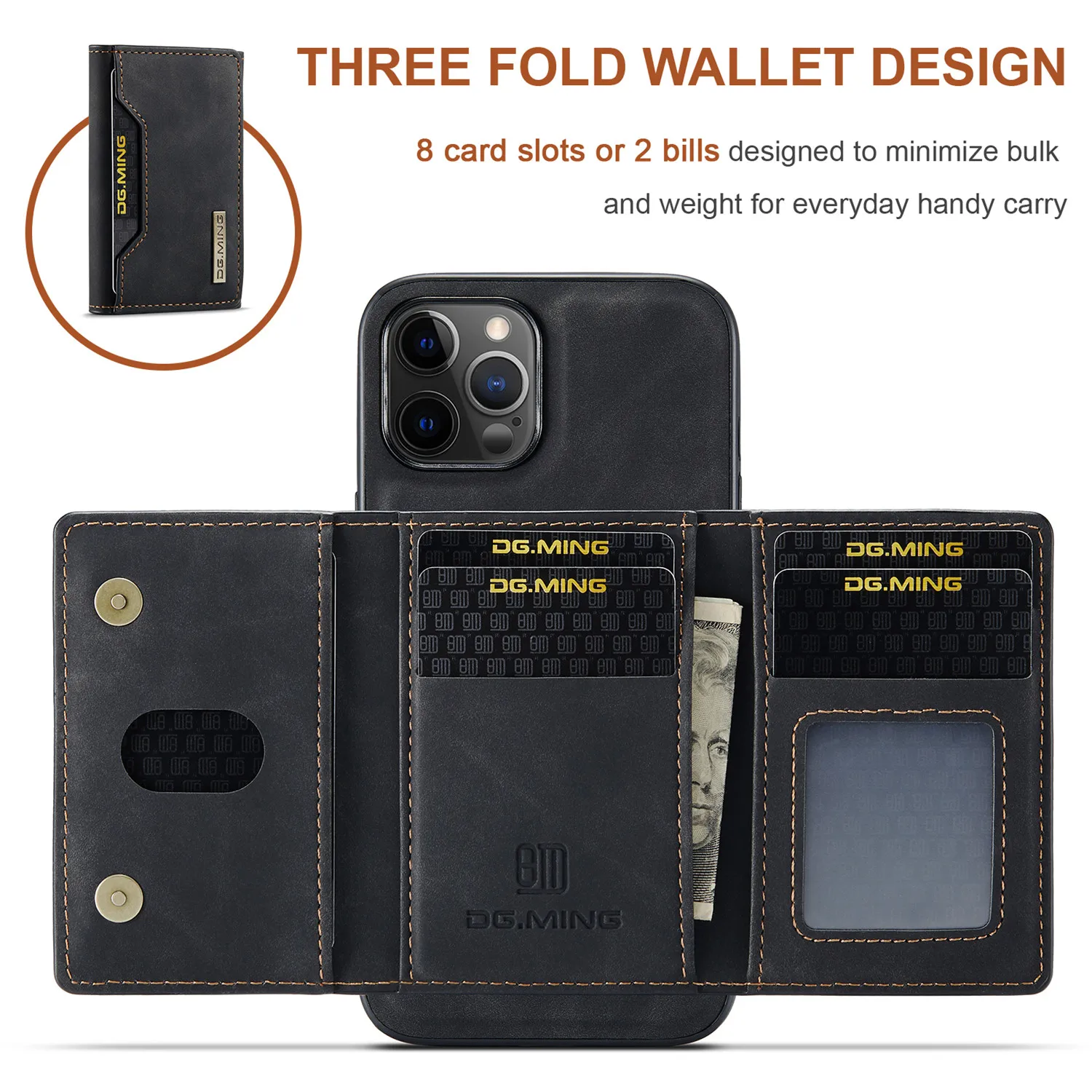 leather wallet phone case for iphone 13 12 11 pro max x xs xr 7 8 plus se 2020 luxury magnetic card slot holder stand bags cover free global shipping